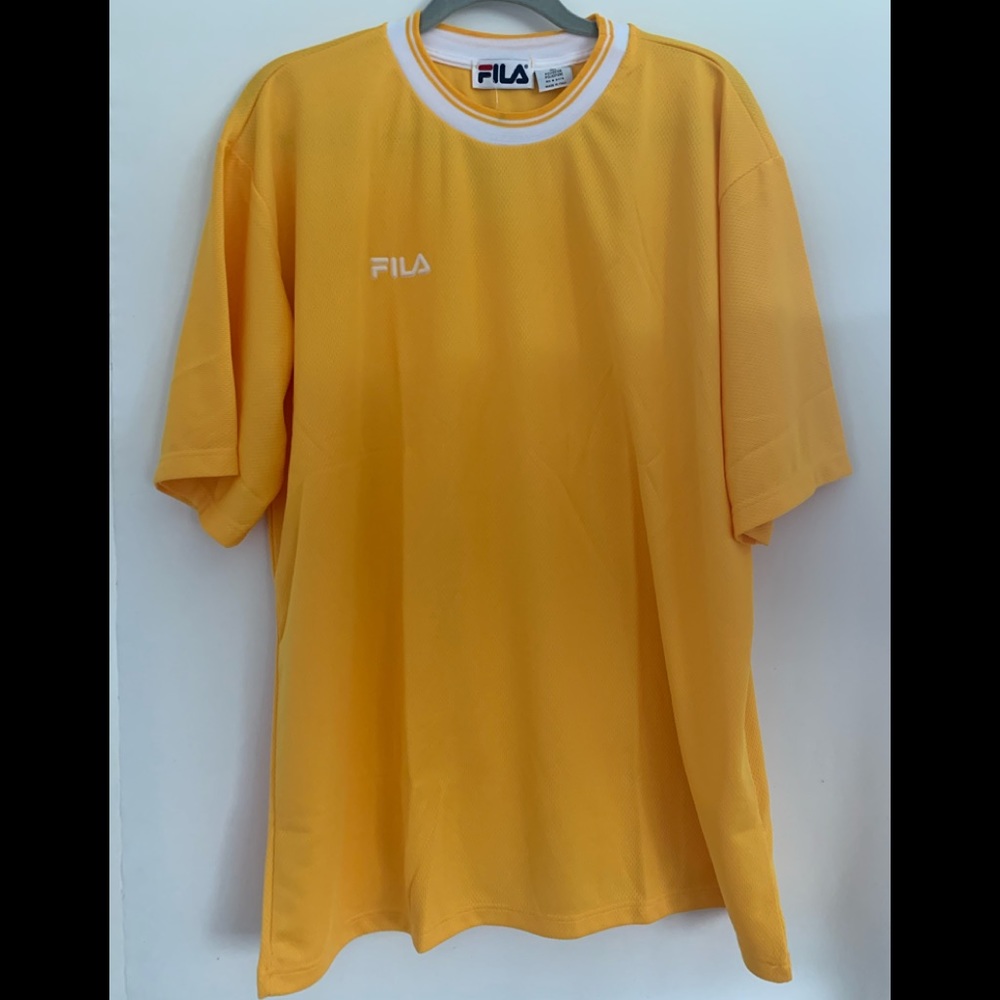 NWT vintage Fila mesh athletic type shirt size L